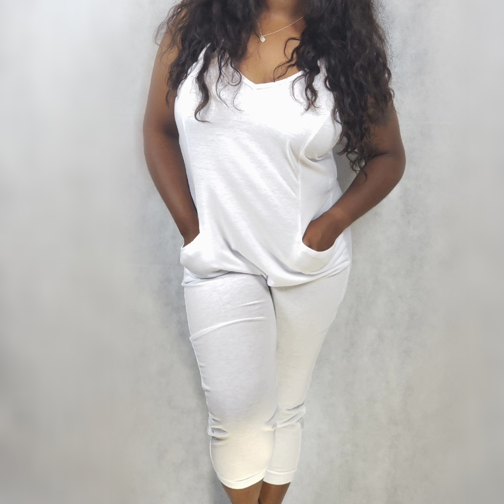 Relaxed Romper w/Pockets